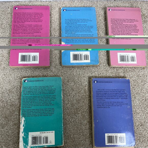 Complete Set Of 11 Lurlene McDaniel One Last Wish Series YA Teen Romance Bantam - Picture 15 of 15